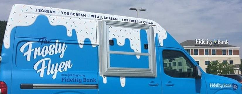 fidelity bank ice cream truck